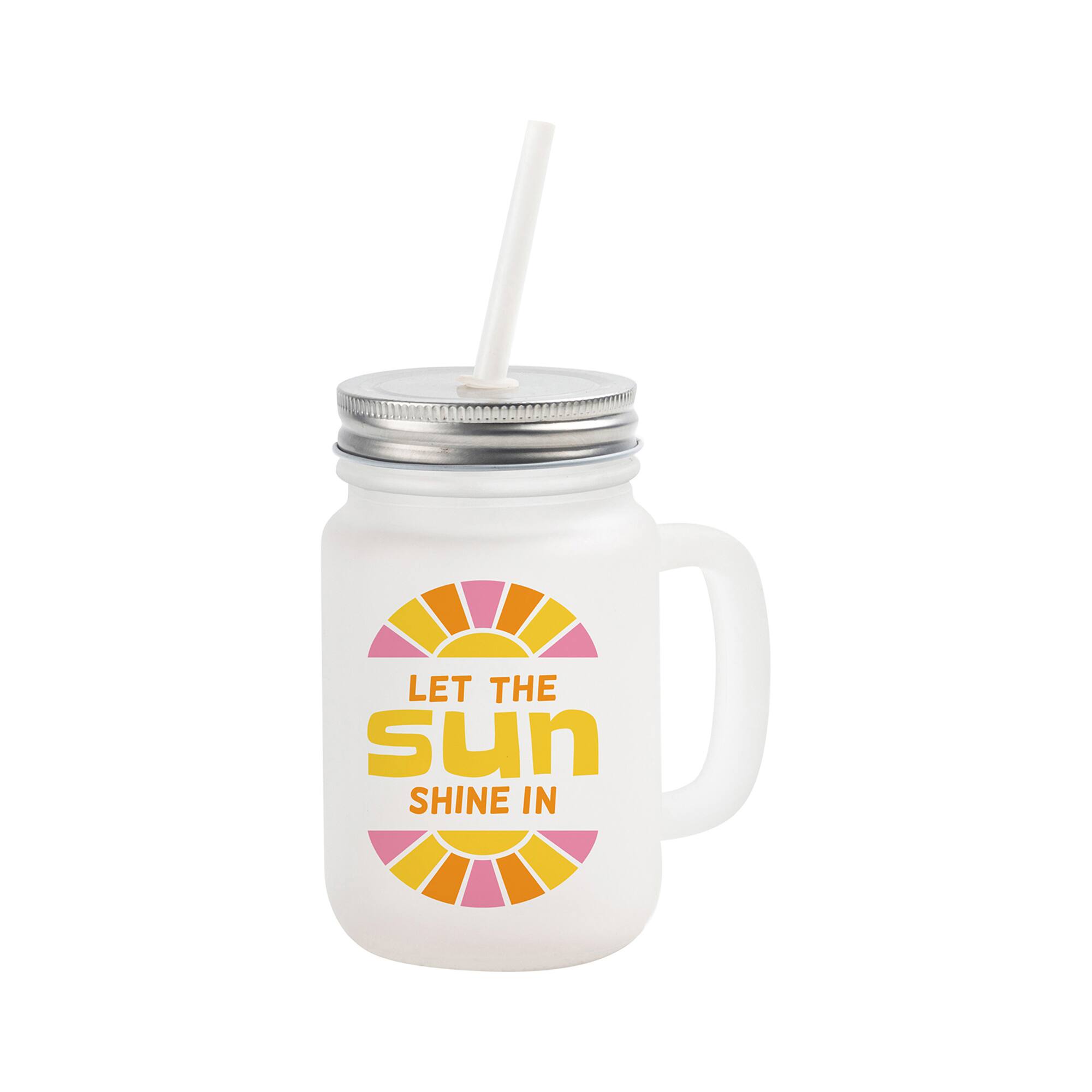 Craft Express 4ct. 12oz. Sublimation Frosted Glass Mason Jars